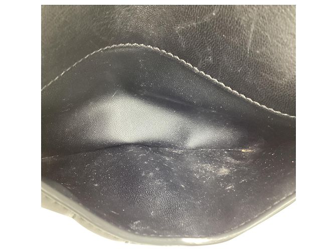 Borsa a tracolla matelassé Anine Bing Ellis in pelle nera Nero - vista 12