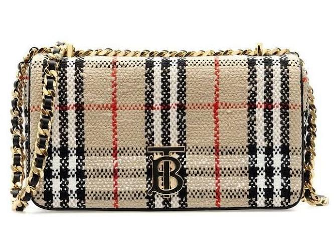 Burberry Small Roller Bag Vintage Check Boucle Multicolore - vista 2