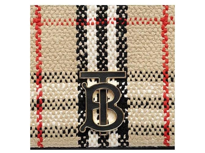 Burberry Small Roller Bag Vintage Check Boucle Multicolore - vista 4