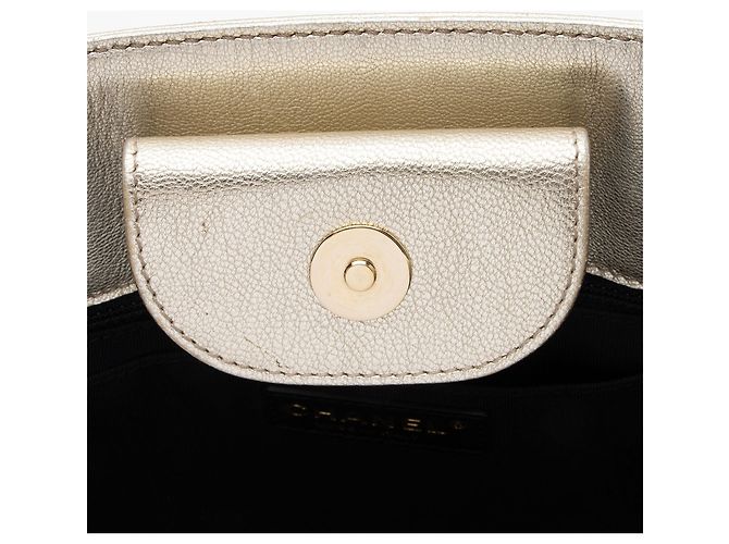 Chanel Large Boy Tote aus bicolor Kalbsleder Schwarz - Ansicht 10
