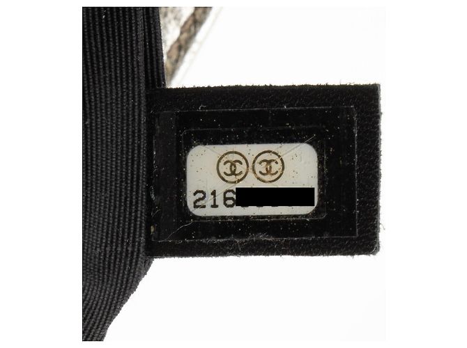 Chanel Large Boy Tote aus bicolor Kalbsleder Schwarz - Ansicht 6