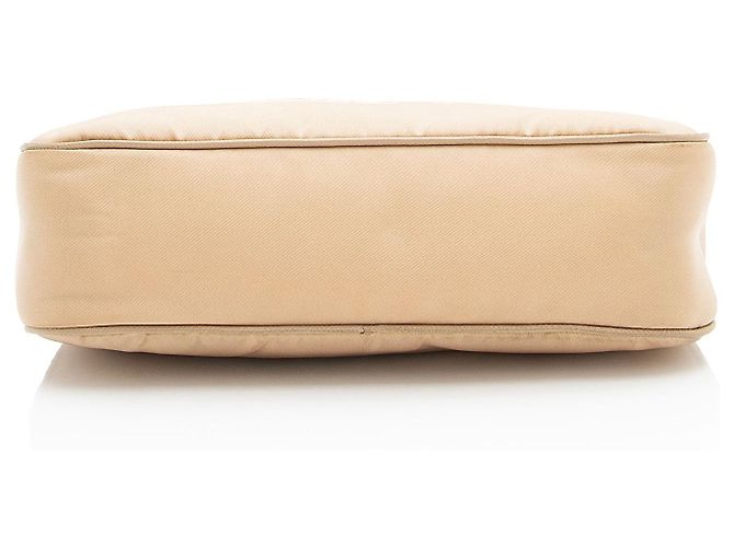 Prada Tessuto Re-Edition 2005 Crossbody Marrone Beige - vista 4
