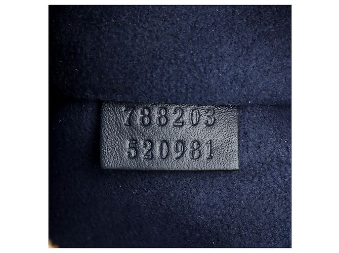 Pochette Gucci in pelle Blu - vista 5