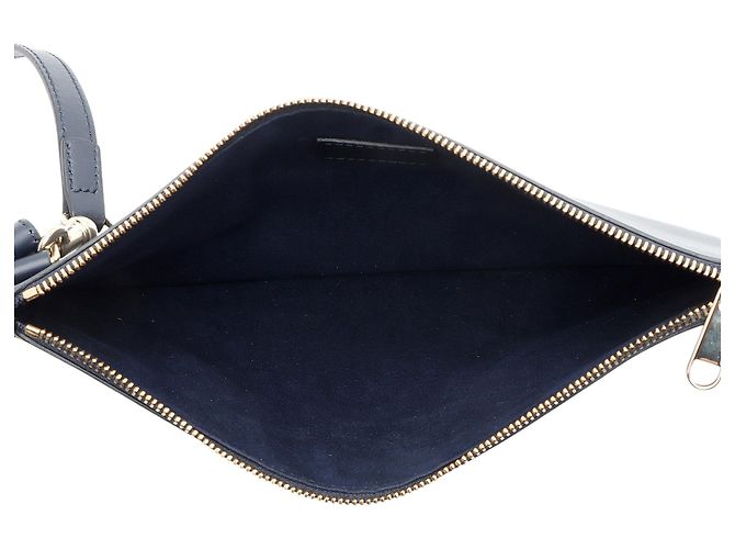 Pochette Gucci in pelle Blu - vista 6