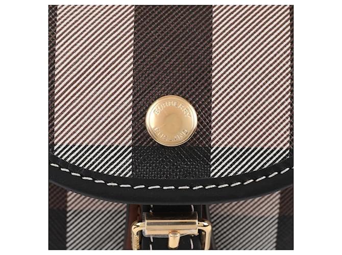 Burberry Zaino Micro Check da donna Marrone - vista 8