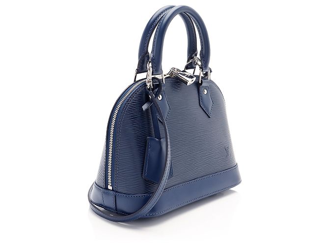 Louis Vuitton Alma BB Satchel aus Epi-Leder Blau - Ansicht 2