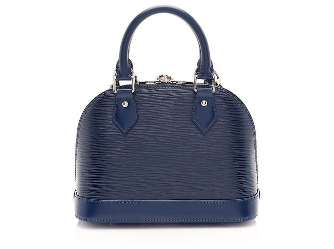 Louis Vuitton Alma BB Satchel aus Epi-Leder Blau - Ansicht 3