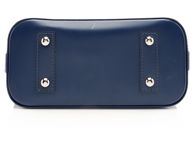 Louis Vuitton Alma BB Satchel aus Epi-Leder Blau - Ansicht 4
