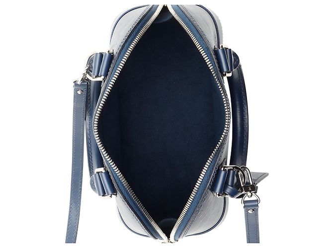 Louis Vuitton Alma BB Satchel aus Epi-Leder Blau - Ansicht 7