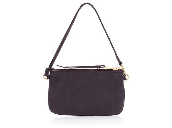 Louis Vuitton Monogram Empreinte Citadine GM Pochette Porpora - vista 3