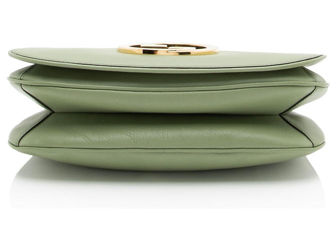 Borsa a spalla media Blondie in pelle Gucci Verde - vista 4