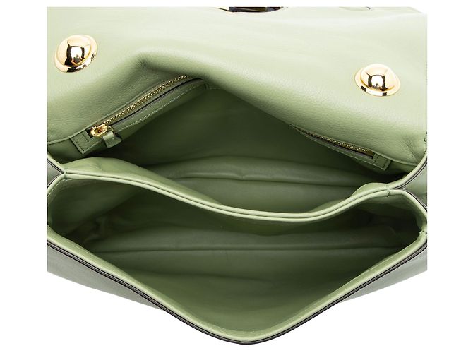 Borsa a spalla media Blondie in pelle Gucci Verde - vista 7