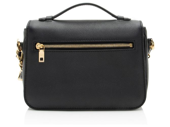 Louis Vuitton Taurillon Leather Oxford Lockme Top Handle Nero - vista 3