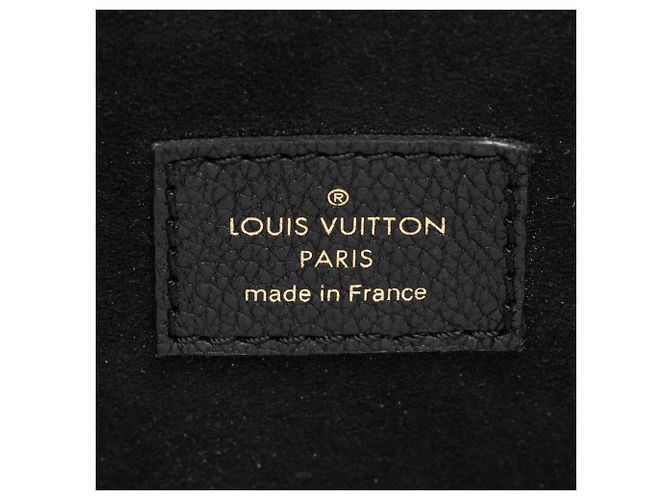 Louis Vuitton Taurillon Leather Oxford Lockme Top Handle Nero - vista 7