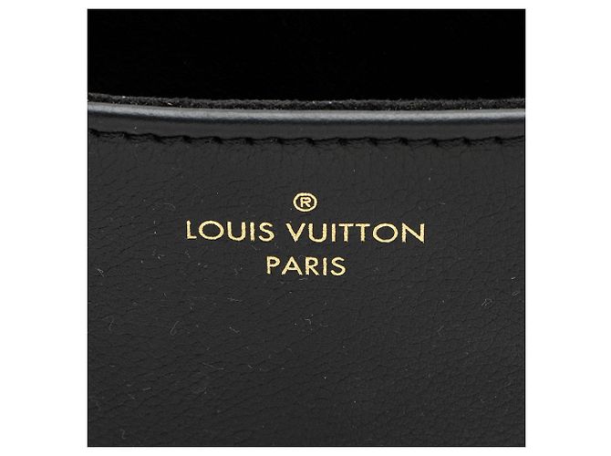 Louis Vuitton Taurillon Leather Oxford Lockme Top Handle Nero - vista 8