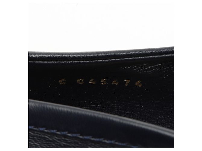 Gabrielle Mocassini Chanel in pelle di agnello CC Turnlock - Taglia 10 / 40 Blu - vista 4