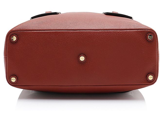 Chloé Chloe Daria Medium Satchel aus Leder Braun - Ansicht 4
