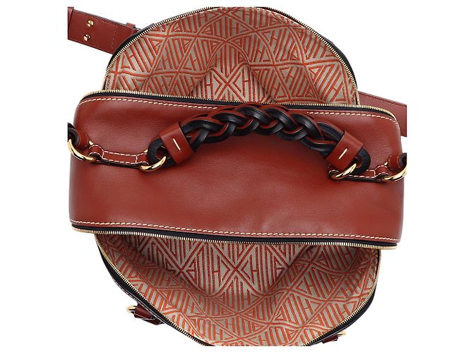 Chloé Chloe Daria Medium Satchel aus Leder Braun - Ansicht 7