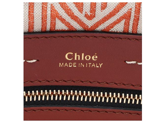 Chloé Chloe Daria Medium Satchel aus Leder Braun - Ansicht 8