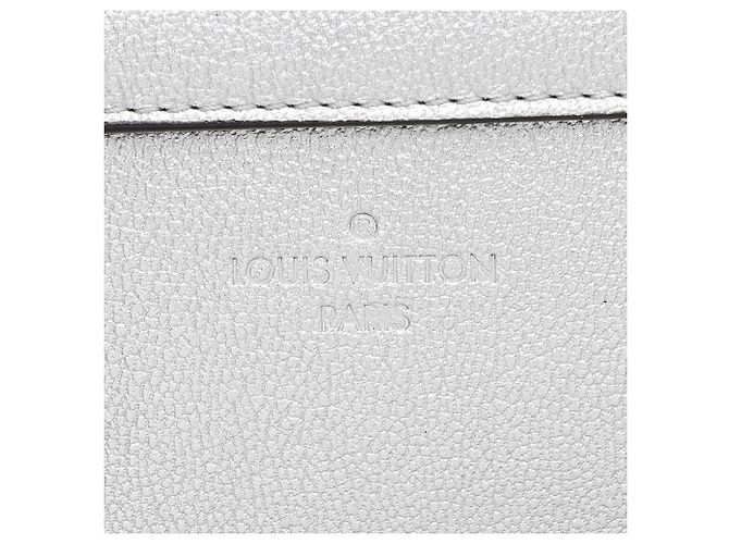 Borsa Louis Vuitton Metallic Leather Braided Very Chain Bag Argento Metallico - vista 9