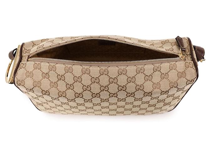 Gucci Borsa a tracolla Medium Half Horsebit Marrone - vista 6