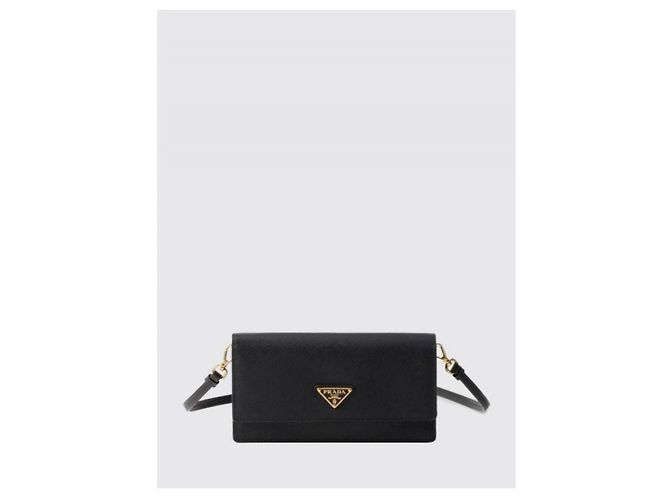 Prada Mini borsa in pelle Saffiano Nero - vista 4