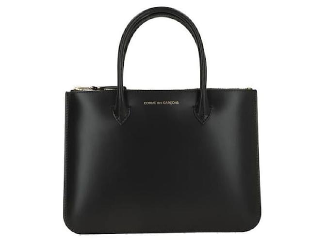Comme Des Garcons Borsa Pouch con Manico Classica Nero - vista 2