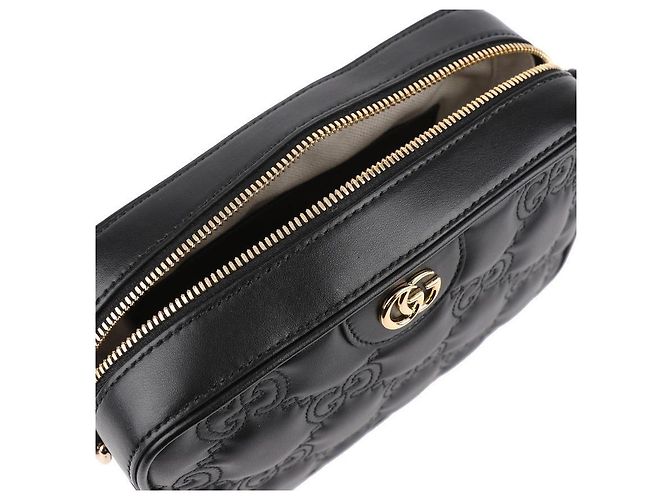 Gucci Matelassé Small Handbag Black - view 7