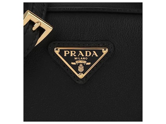 Borsa Prada in pelle nera Nero - vista 8