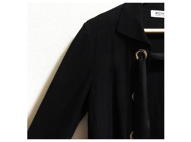 Chaqueta cardigan de punto Moschino Cheap and Chic Negro - vista 4