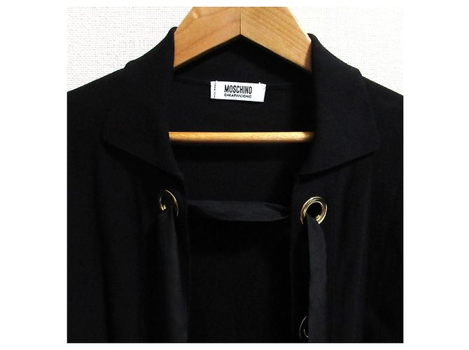 Chaqueta cardigan de punto Moschino Cheap and Chic Negro - vista 6