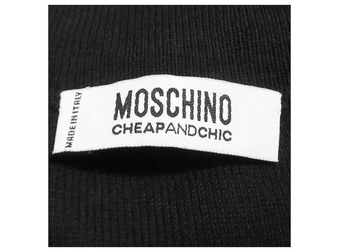 Chaqueta cardigan de punto Moschino Cheap and Chic Negro - vista 8