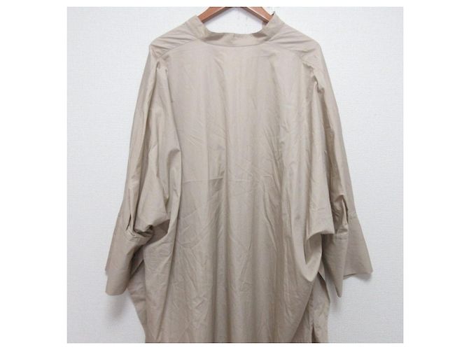 Autre Marque YLEVE Langes Hemdkleid Beige - Ansicht 4
