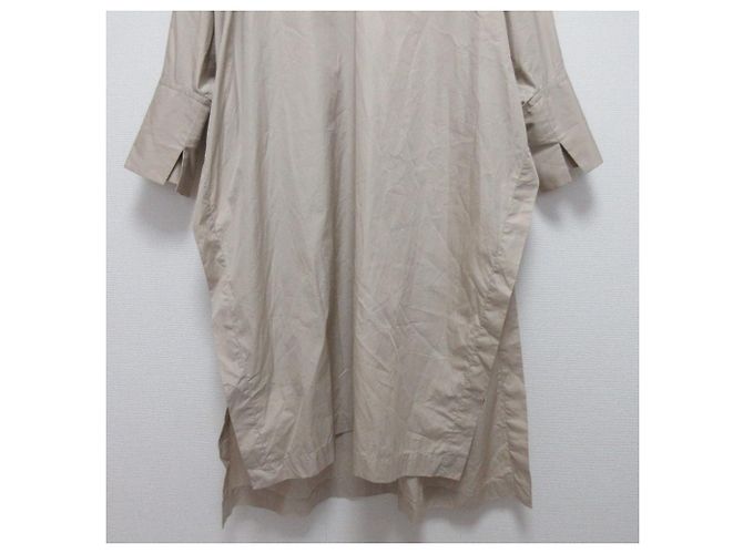 Autre Marque YLEVE Langes Hemdkleid Beige - Ansicht 5