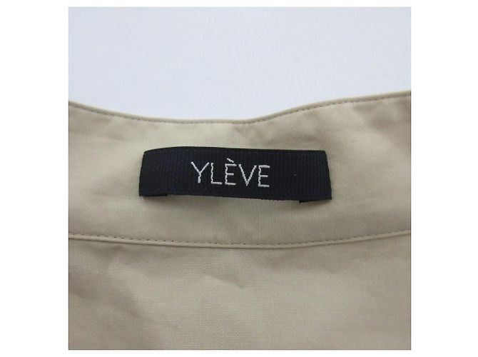 Autre Marque YLEVE Langes Hemdkleid Beige - Ansicht 8