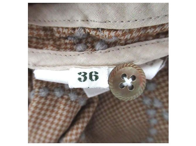 Autre Marque mina perhonen Blusa Pullover Tambourine de algodón y seda Castaño - vista 4
