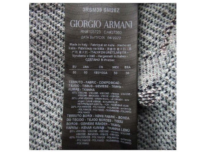 Giorgio Armani Jacquard-Strickpullover Blau Hellblau - Ansicht 4