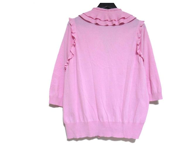 Autre Marque Cárdigan de algodón 18G Drawer Rosa - vista 2