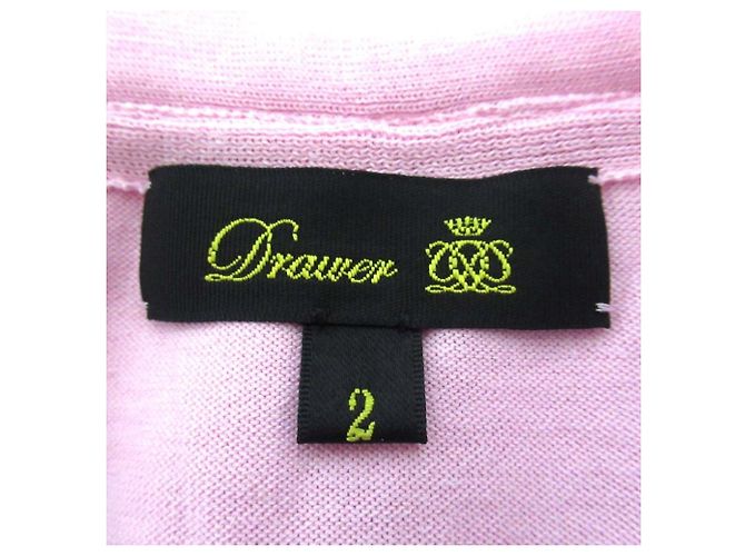 Autre Marque Cárdigan de algodón 18G Drawer Rosa - vista 6