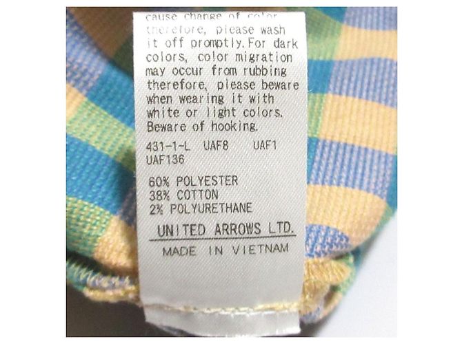 Autre Marque United Arrows SHINY Gingham Slim Pants Multicolore - vista 10