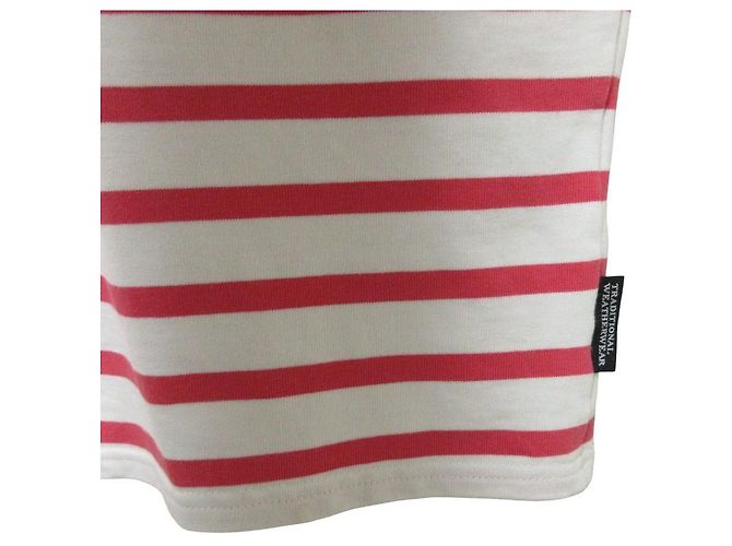 Autre Marque Camicia Basca Traditional Weatherwear LYNE Bianco Rosso - vista 5