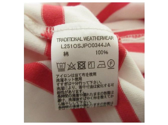 Autre Marque Camicia Basca Traditional Weatherwear LYNE Bianco Rosso - vista 8