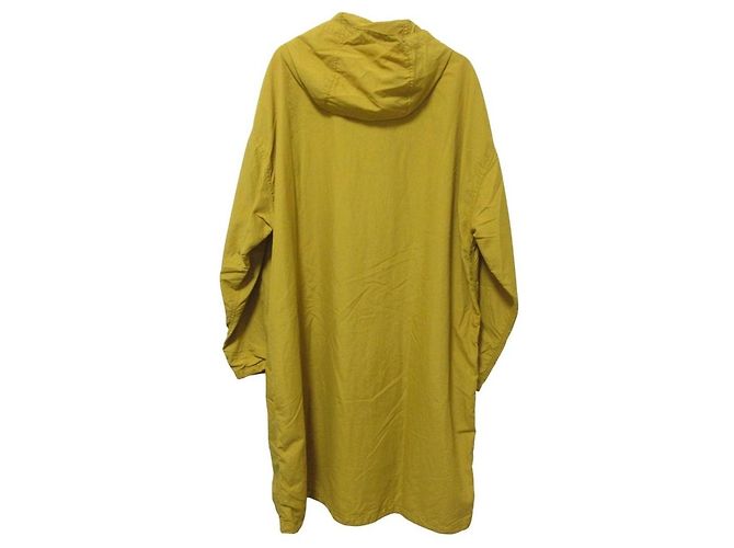 Autre Marque Abrigo largo con capucha MidiUmi de nailon Amarillo - vista 2