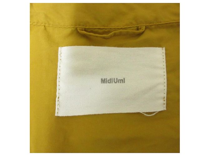 Autre Marque Abrigo largo con capucha MidiUmi de nailon Amarillo - vista 3