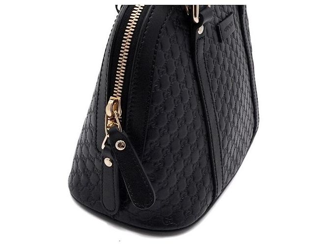 Mini Dome Tote Bag GG Micro Guccissima Nera Borsa a Tracolla - vista 7