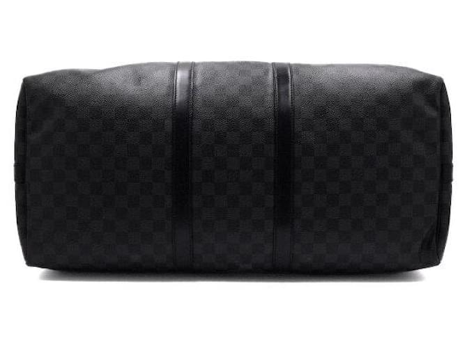 Louis Vuitton Borsa da viaggio Keepall Damier Graphite Marrone - vista 6