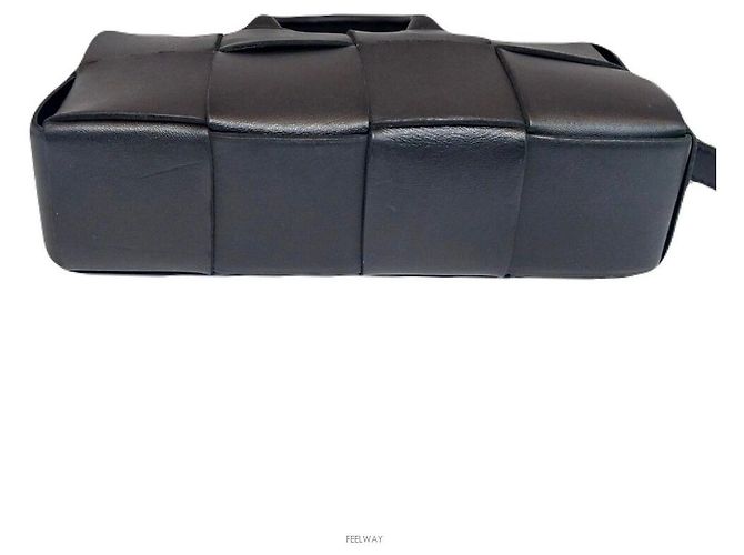 Bottega Veneta Borsa Tote Arco Mini East-West e a Tracolla Nero - vista 4