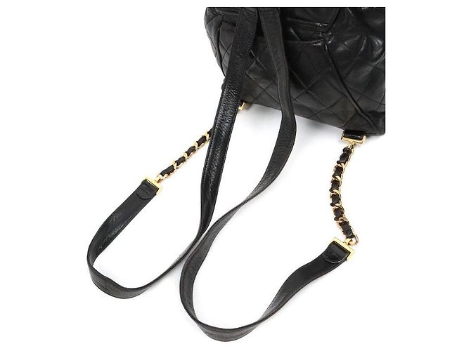 Chanel Gesteppter Rucksack in Schwarz - Ansicht 8