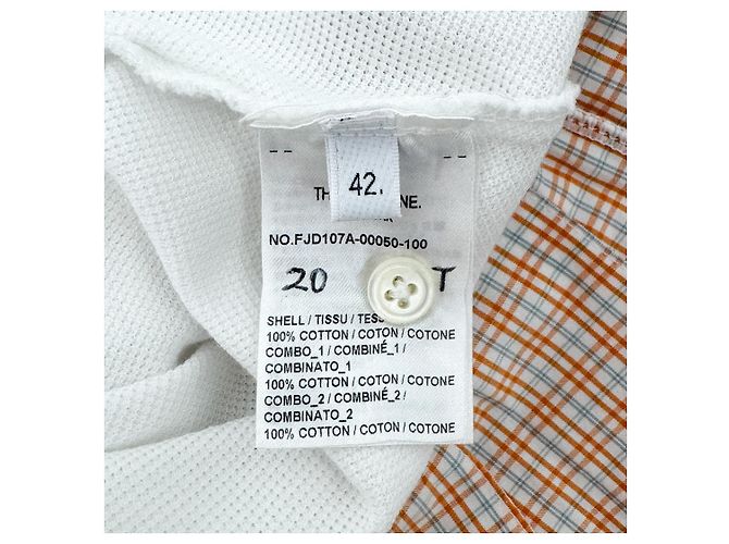 Thom Browne Vestido Mini sin Mangas Capas Plisado Polo para Mujer Blanco - vista 12