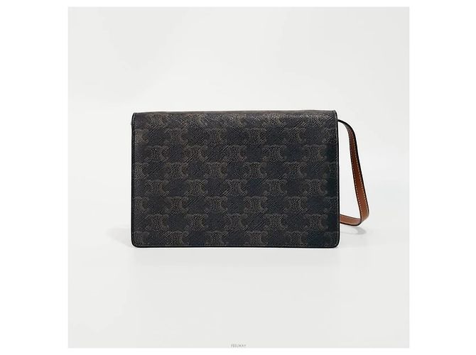 Céline Borsa crossbody da donna Portafoglio con tracolla Triomphe - vista 4
